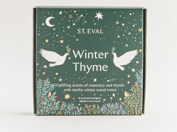 Winter Thyme Scented Christmas Tealights