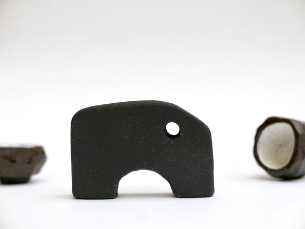 Elephant - Black Clay Ceramics