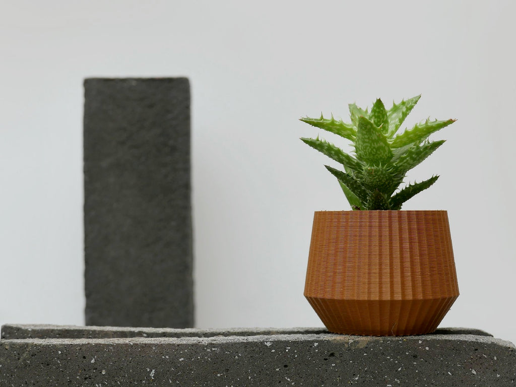 Nova Mini Planter- Caramel
