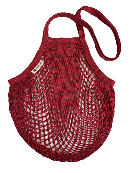 String Bag - Botanics Vegetable Dye Range Organic Cotton - Long Handle (more colours available)