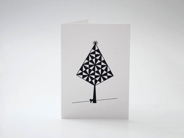 Mini Black Tree with Fox