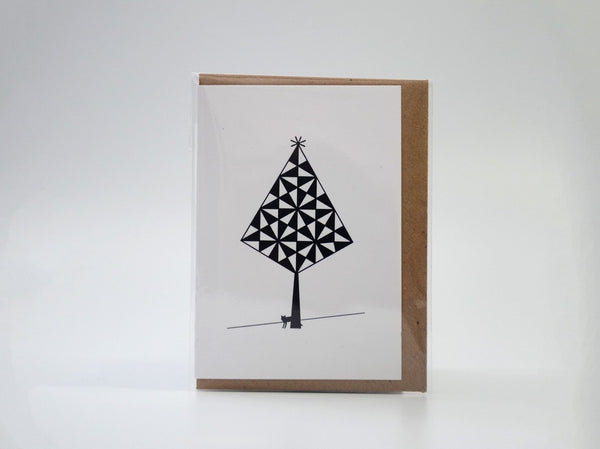 Mini Black Tree with Fox