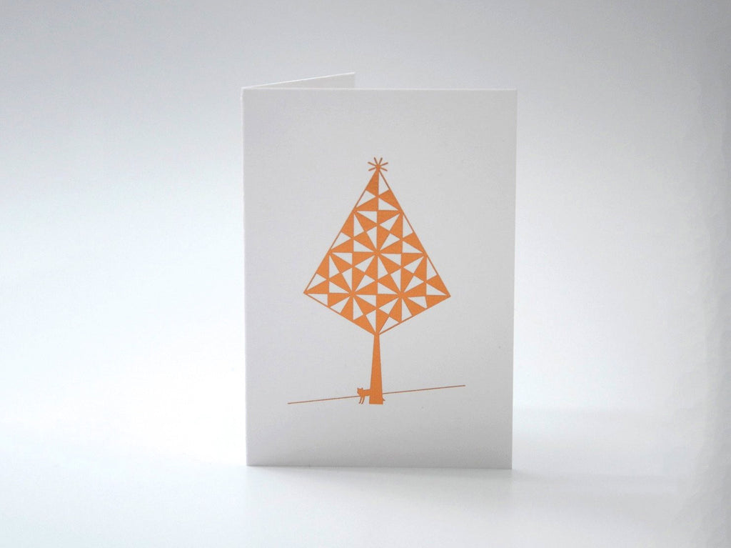 Mini Copper Tree with Fox