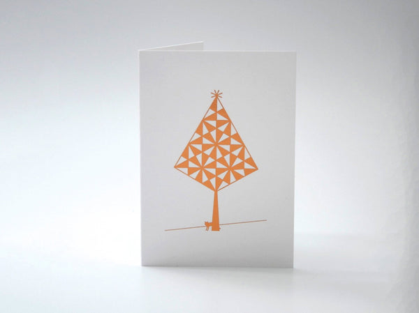 Mini Copper Tree with Fox