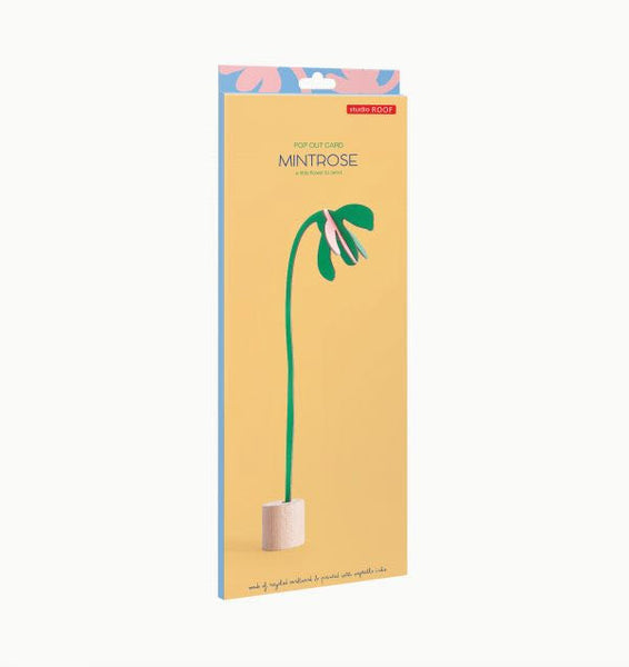 Flower Mintrose- pop out card