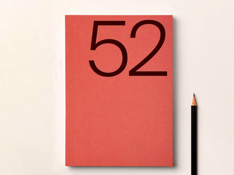 A5 Coral Undated 52 Weekly Planner