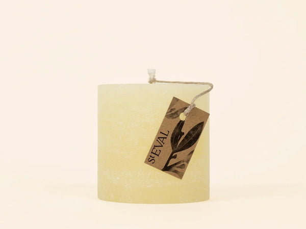 Bay & Rosemary Scented 3" x 3" Pillar Candle