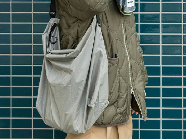 Hightide Nahe Packable Shoulder Bag - Light Grey