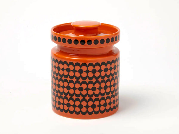 Magpie x Hornsea Mini Jar - Orange Repeat Flower