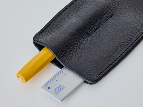 Leather Tool Sleeve - Black