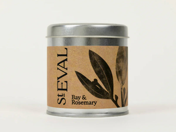 Bay & Rosemary Scented Tin Candle