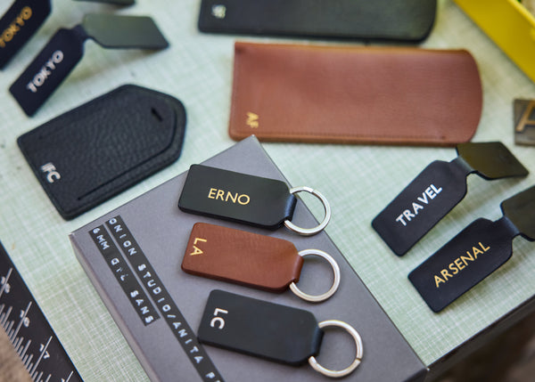 Ivano Luggage Tag - Tumbled Black