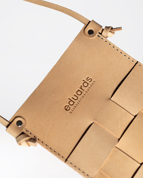 Näver Pocket Bag/Phone Bag -  Natural Leather