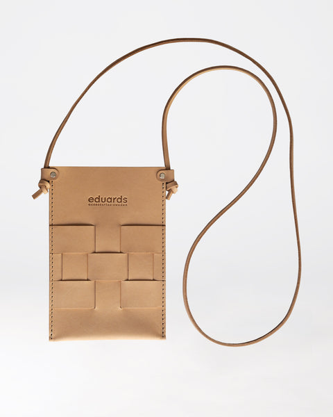 Näver Pocket Bag/Phone Bag -  Natural Leather