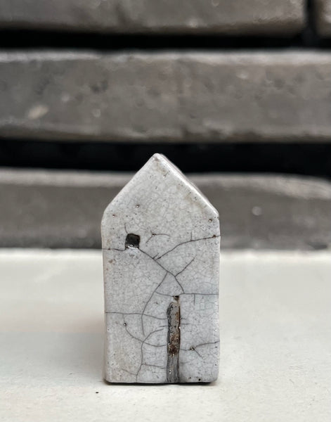 Raku Fired Ceramic Mountain House