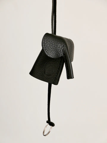 Leather Key Cover - Ettore in Black - Back in stock soon