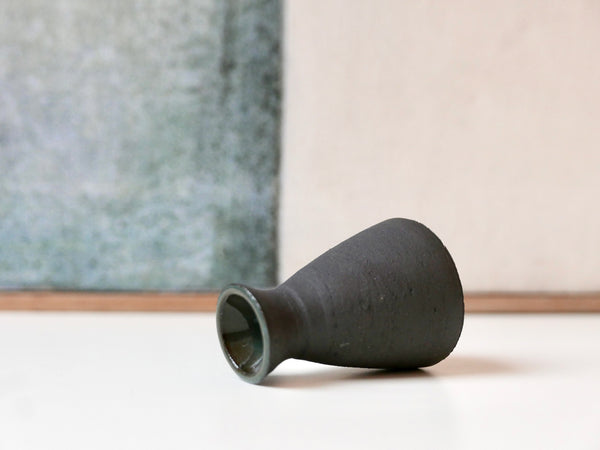 Bud Vase Mini | Black Stoneware