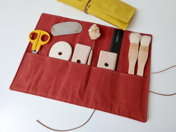 The Maker's Tool Roll - Brick Red