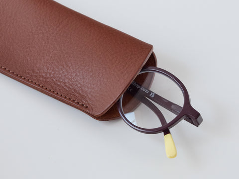 Glasses Case - Tan