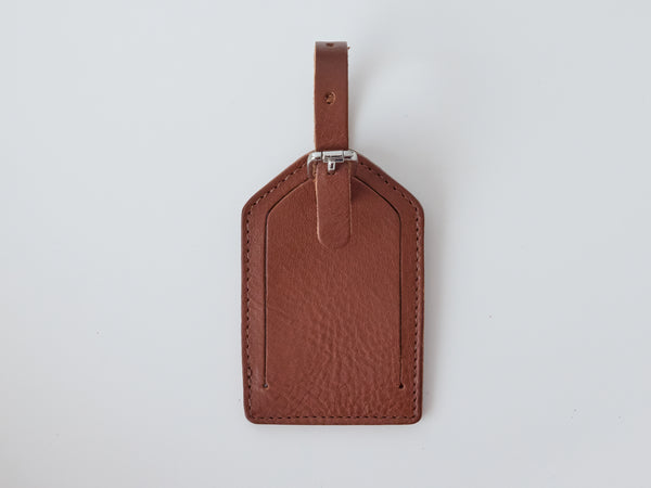 Ivano Luggage Tag - Tumbled Tan