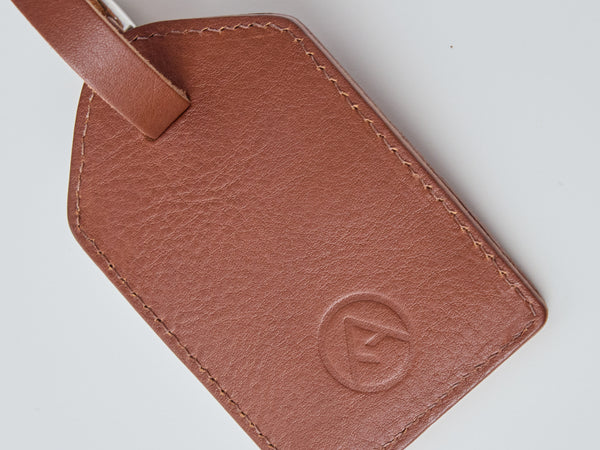 Ivano Luggage Tag - Tumbled Tan