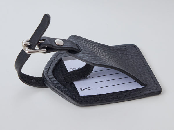 Ivano Luggage Tag - Tumbled Black