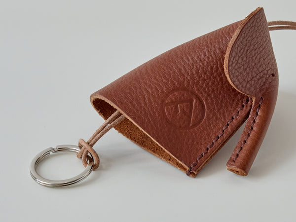 Leather Key Cover - Ettore in Tan