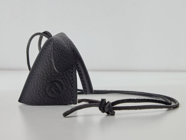 Leather Key Cover - Ettore in Black