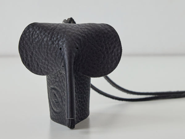 Leather Key Cover - Ettore in Black