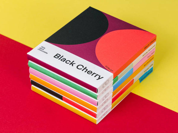 Black Cherry - 70% dark chocolate bar, 70g