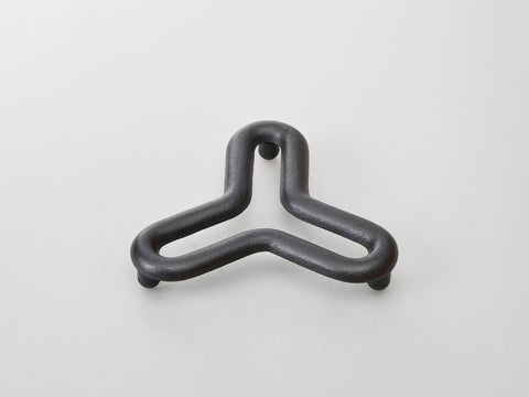 Pot Stand Mitsunami - Cast Iron Black