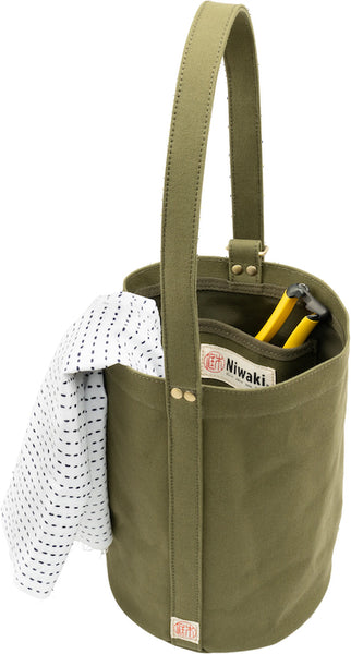 Niwaki Mini Kantan Canvas Bag - Green
