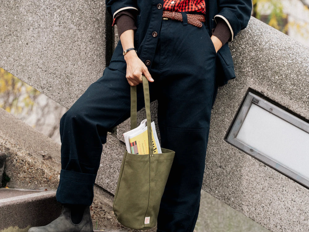 Niwaki Mini Kantan Canvas Bag - Green