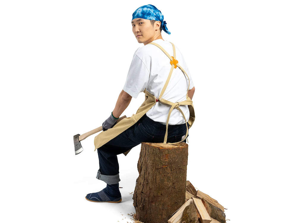 Niwaki Split Front Apron - 16 oz Canvas