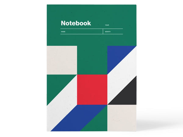 Notebook A5 Grid Paper - Green