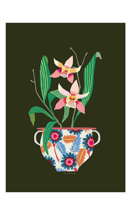 Orchid Art Print A4