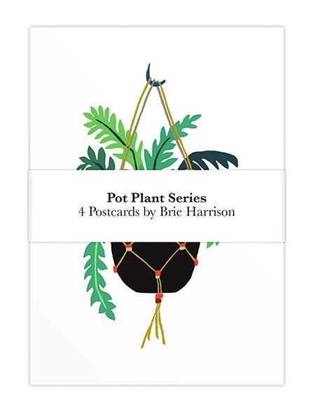 Pot Plant Series Art Postcard Pack