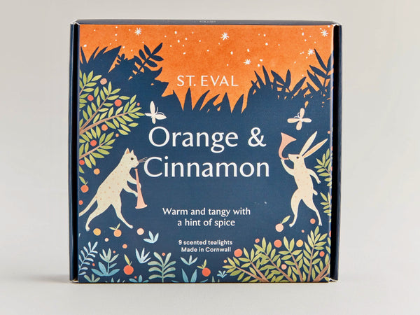 Orange & Cinnamon Scented Christmas Tealights