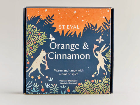 Orange & Cinnamon Scented Christmas Tealights