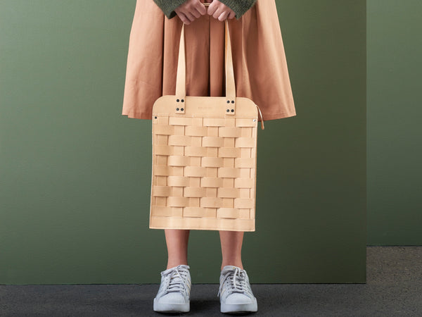 Näver Big Shoulder Bag - Nature Leather