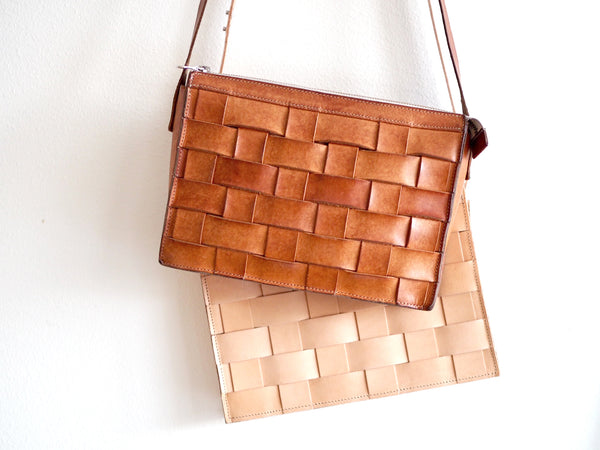 Näver Small Shoulder Bag - Nature Leather