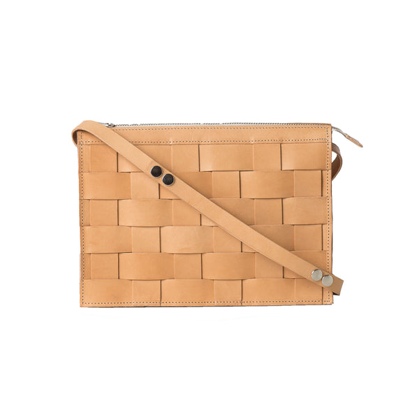 Näver Small Shoulder Bag - Nature Leather