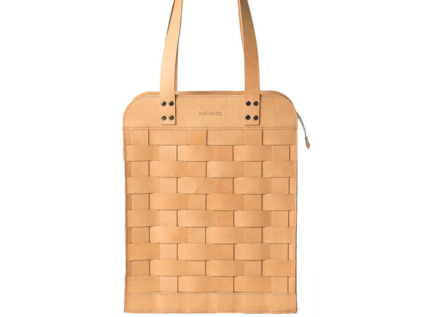 Näver Big Shoulder Bag - Nature Leather