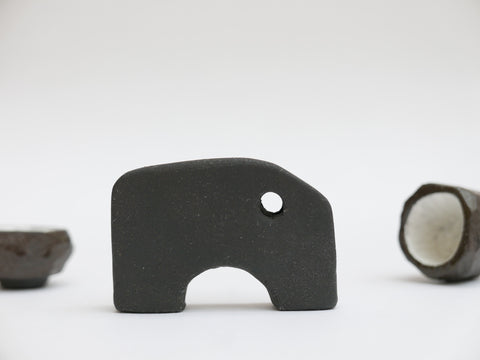 Elephant - Black Clay Ceramics