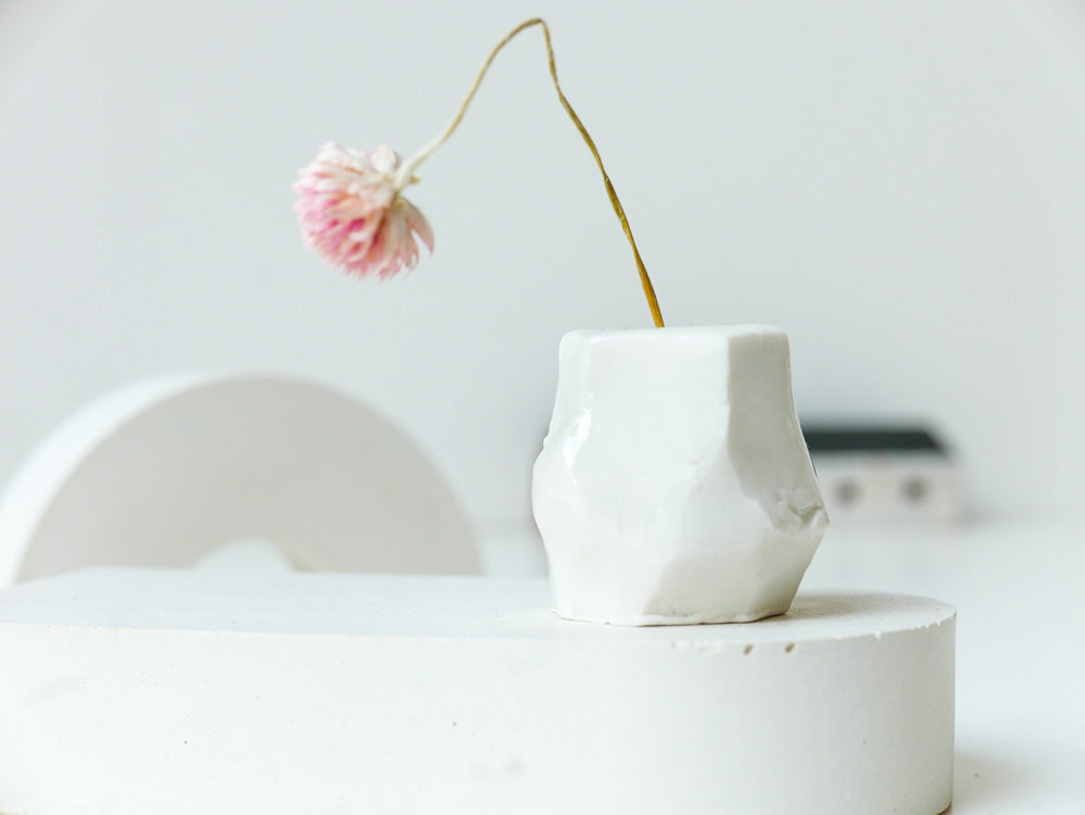 Glacier Collection  - Paper Porcelain stem holder |