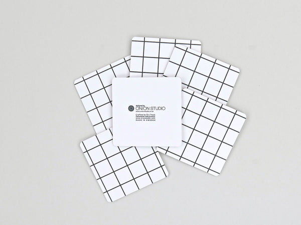 Grid Coaster - also available as a pack of 4