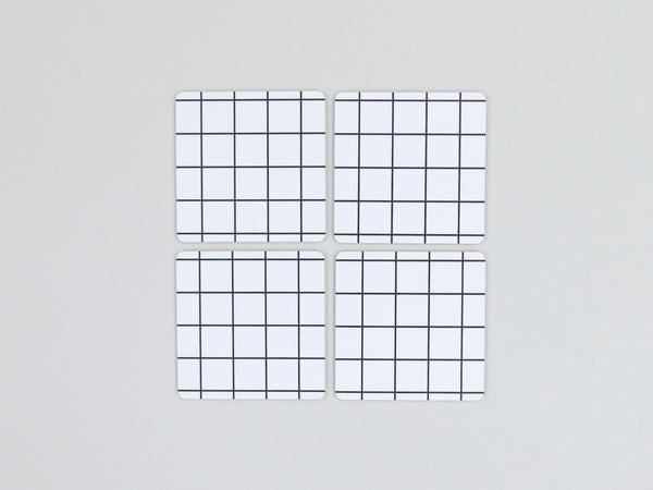 Grid Coaster - also available as a pack of 4
