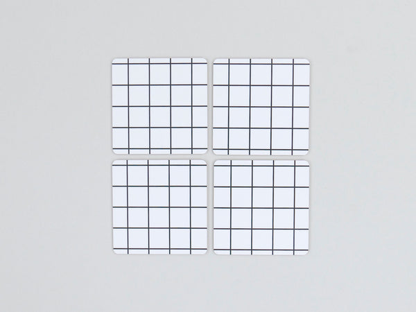Grid Coaster - also available as a pack of 4