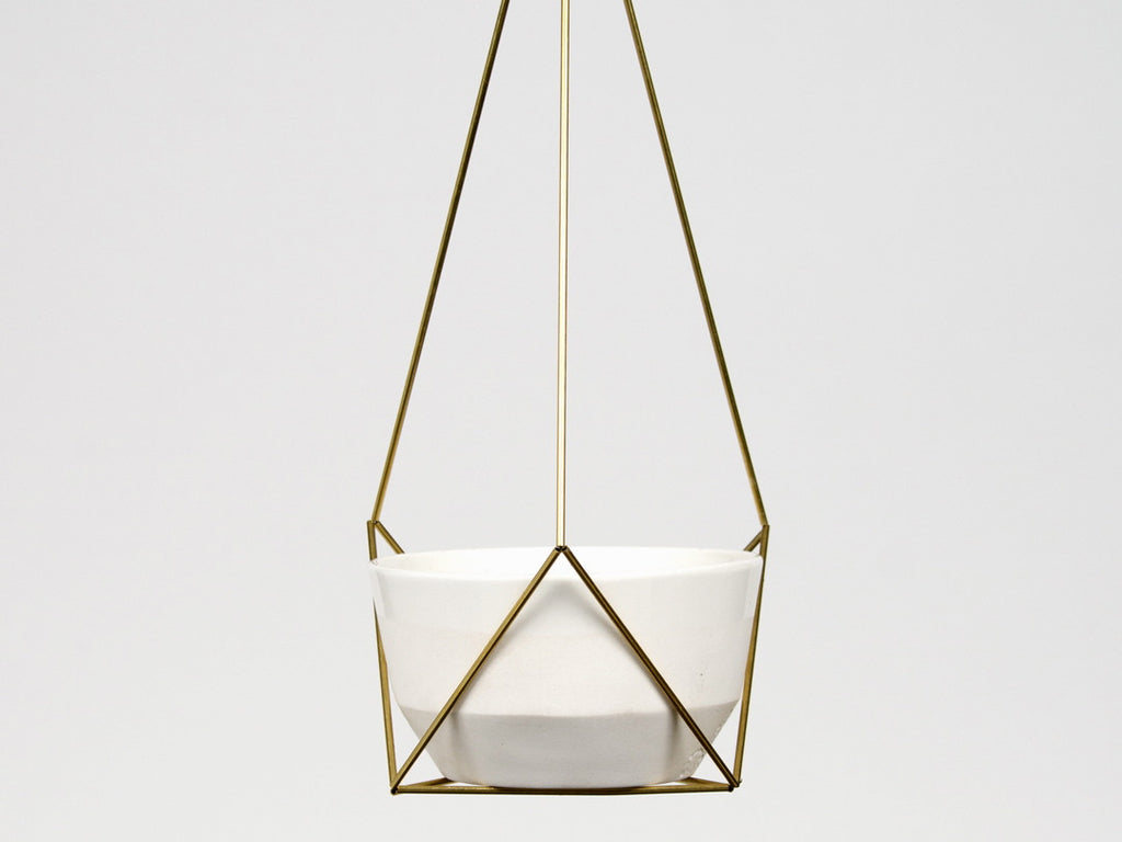 DIY Himmeli Hanging Planter Delta