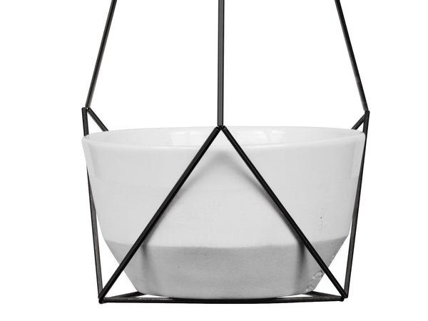 DIY Himmeli Hanging Planter Delta